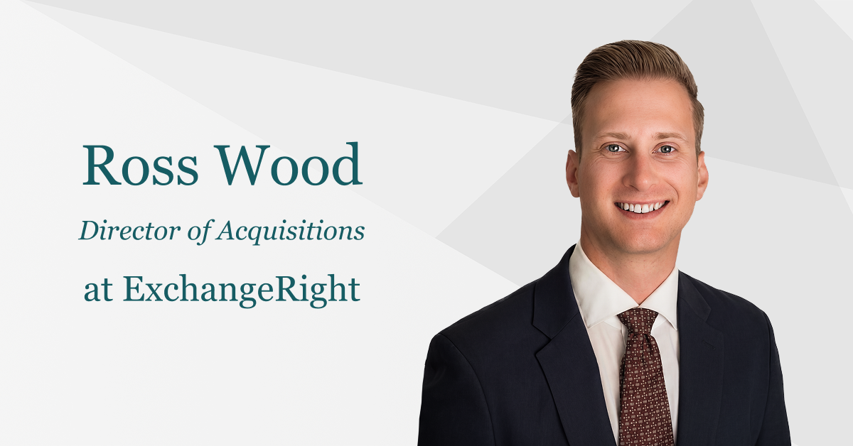 Ross Wood Joins ExchangeRight as Director of Acquisitions for Industrial Investments