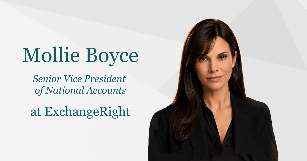 ExchangeRight Adds Mollie Boyce as Senior Vice President of National Accounts