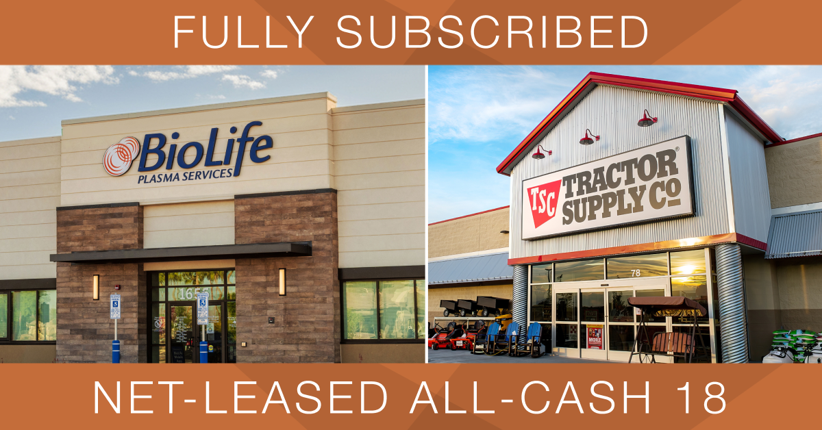 ExchangeRight Fully Subscribes $52.78 Million Net-Leased All-Cash