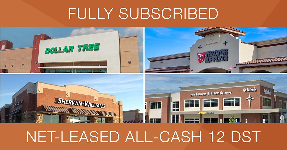 Net-Leased All-Cash 12 DST property