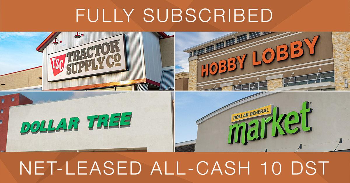 Net-Leased All-Cash 10 DST property