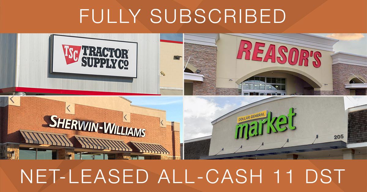 Net-Leased All-Cash 11 DST property