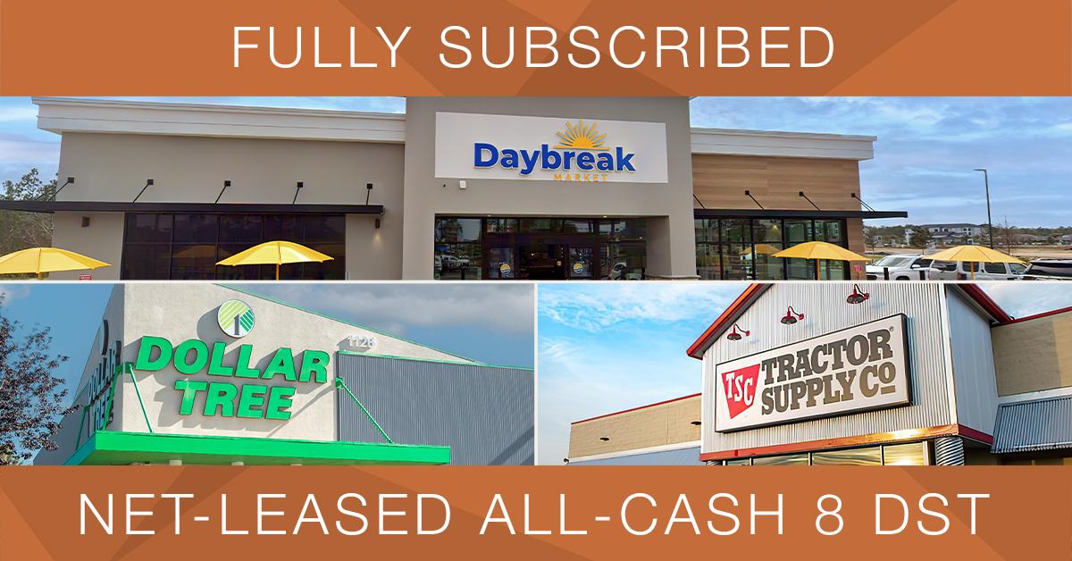 Net-Leased All-Cash 8 DST property